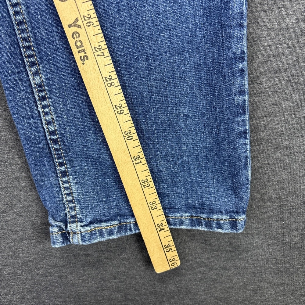 Levis 559 Jeans Mens 38x34 Straight Leg Blue Stretch Denim Work Biker Cowboy - Picture 9 of 13